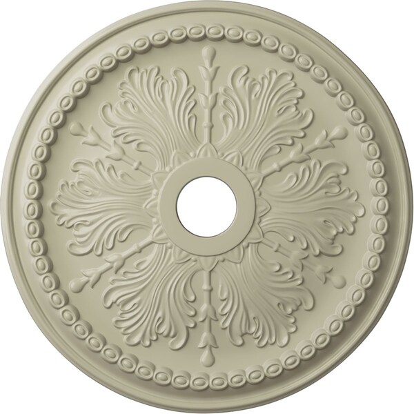 Ekena Millwork Winsor Ceiling Medallion (Fits Canopies up to 4"), 27 1/2"OD x 4"ID x 1 1/2"P, Clear Yellow CM27WICYF - main